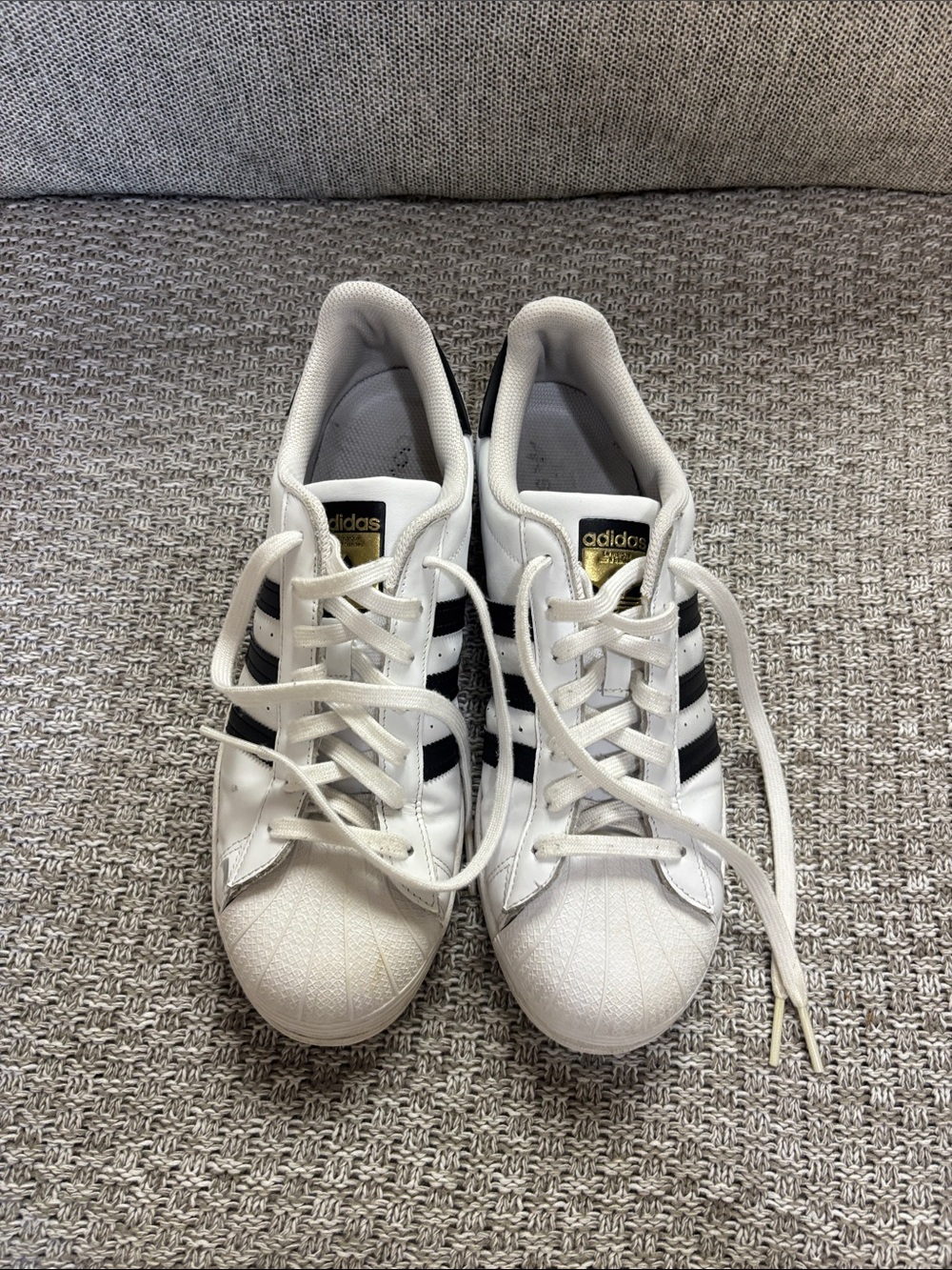 adidas original superstars White and Black Classic Shell-Toe Sneakers